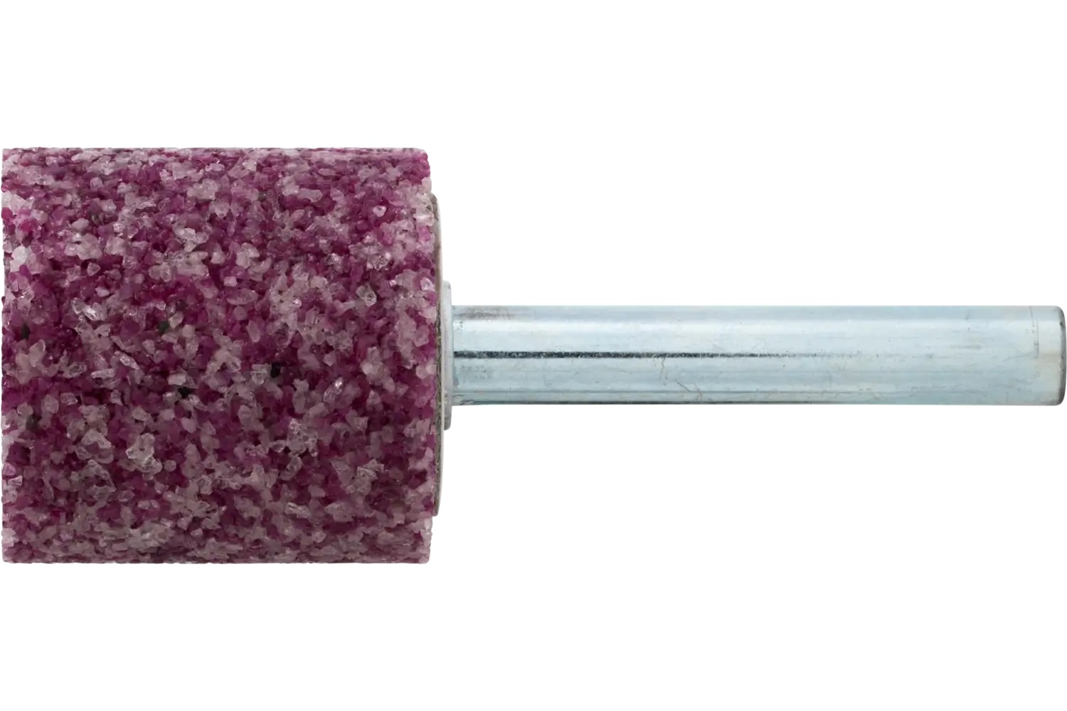 Picture of Pferd Vitrified Mounted Point, Steel, 1" x 1, 30 Grit, A38, Aluminum Oxide, 1/4" Shank